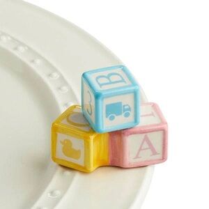 Nora Fleming Mini - A191 Ohhh, Baby! (Baby Blocks)